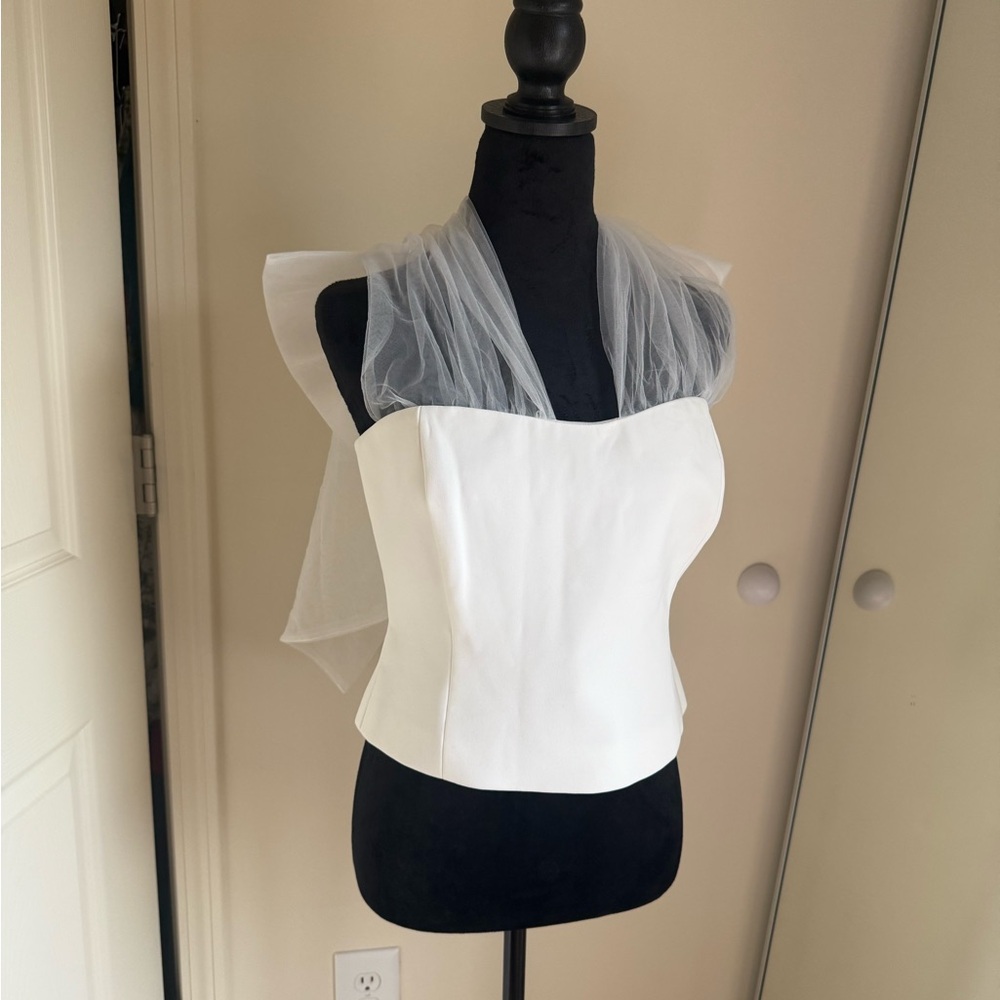 Meshki Maryam Tulle Bow Top